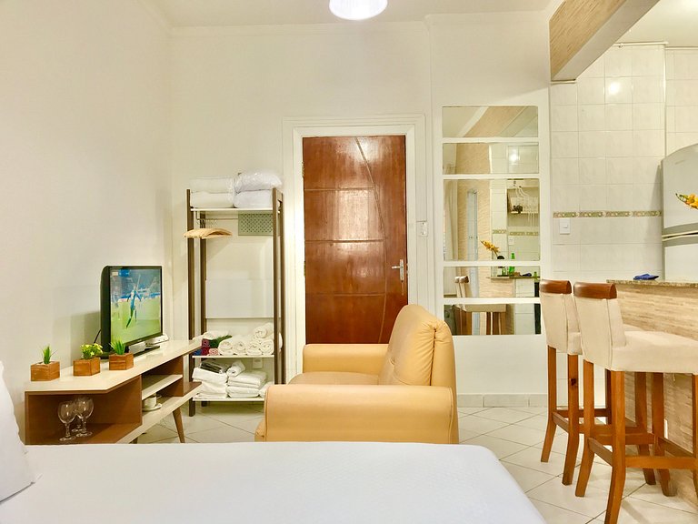 Vista Mar | Pé na Areia | Cama Queen | Enxoval