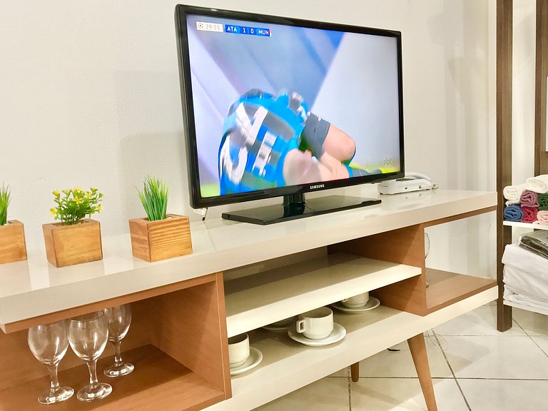 Vista Mar | Pé na Areia | Cama Queen | Enxoval