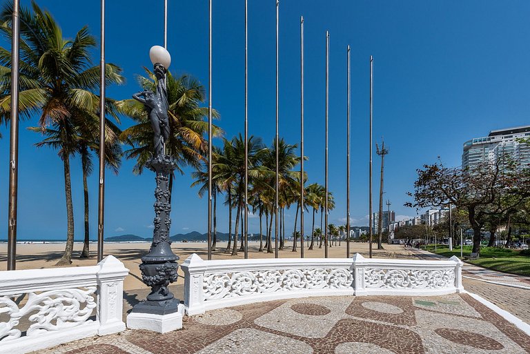 ViSTA MAR GONZAGA com Wi-Fi e Enxoval