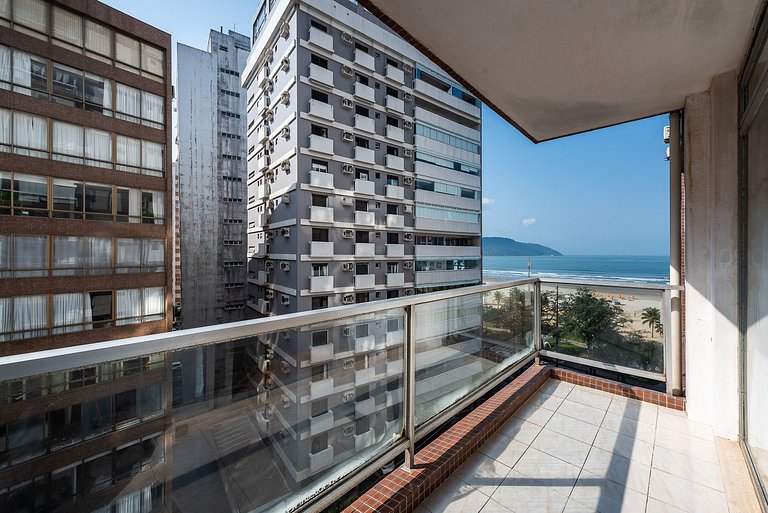 Vista Mar Gonzaga com Wi-Fi e Enxoval