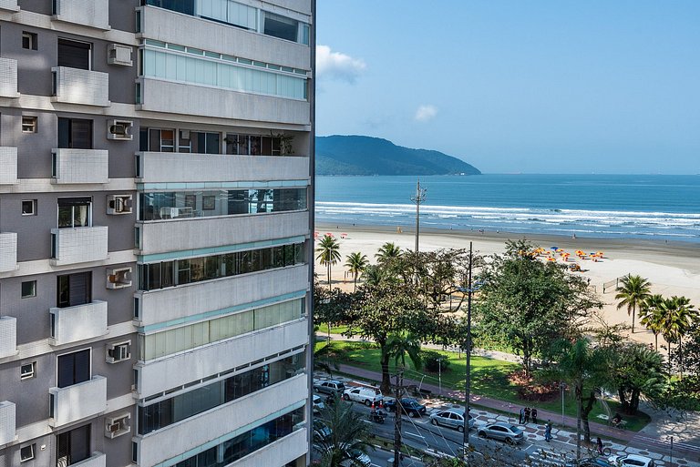 Vista Mar Gonzaga com Wi-Fi e Enxoval