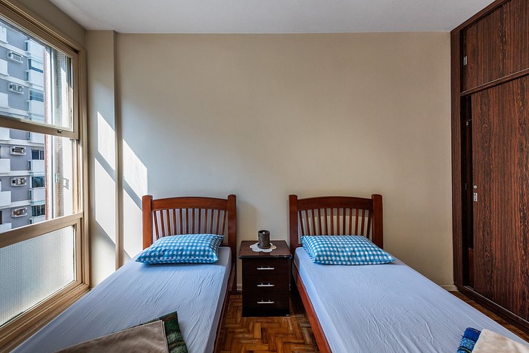 Vista Mar Gonzaga com Wi-Fi e Enxoval