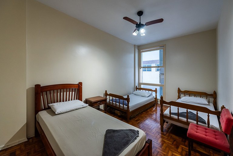 Vista Mar Gonzaga com Wi-Fi e Enxoval