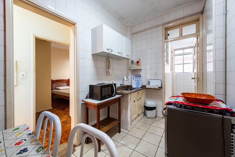 Vista Mar Gonzaga com Wi-Fi e Enxoval