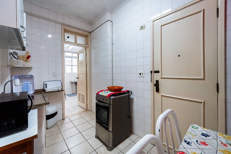 Vista Mar Gonzaga com Wi-Fi e Enxoval