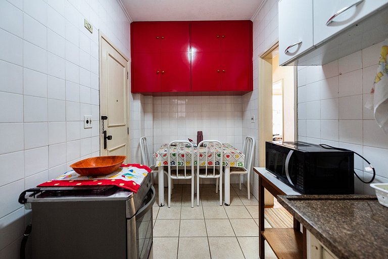 Vista Mar Gonzaga com Wi-Fi e Enxoval