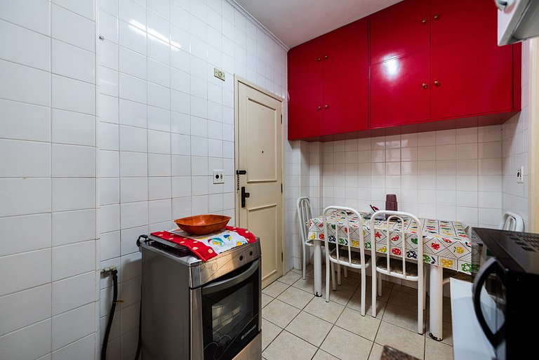 Vista Mar Gonzaga com Wi-Fi e Enxoval