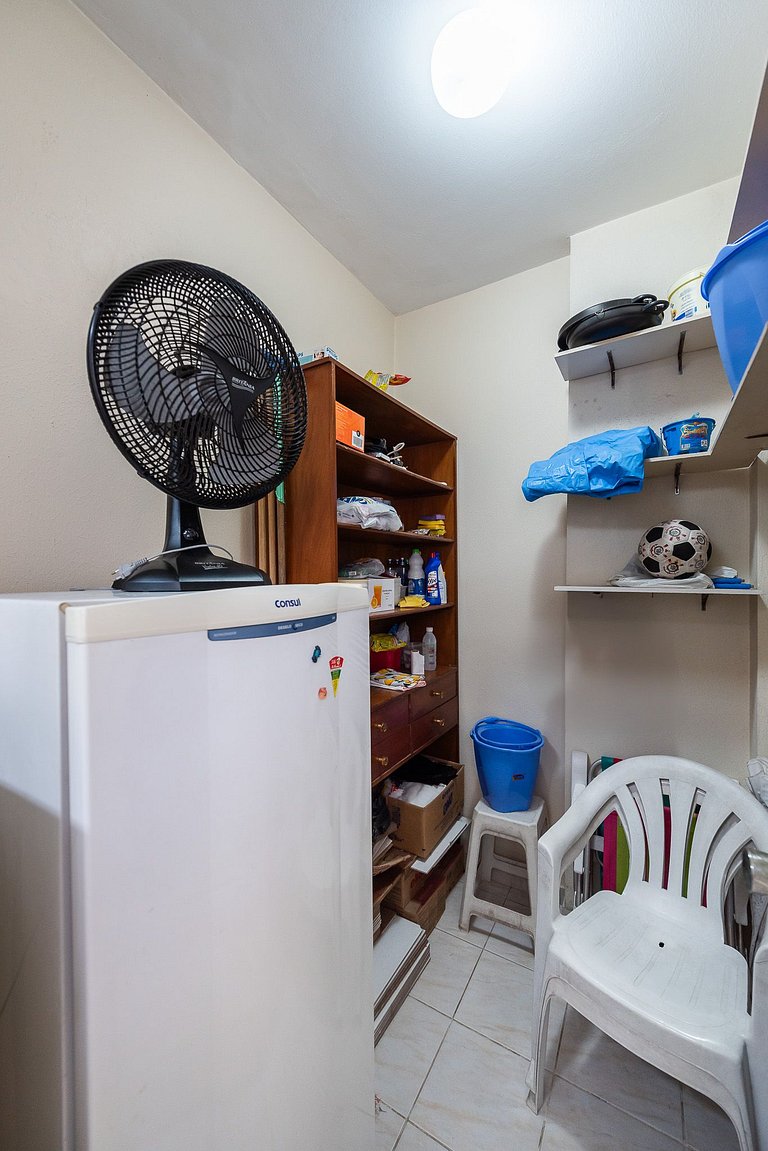 Vista Mar Gonzaga com Wi-Fi e Enxoval