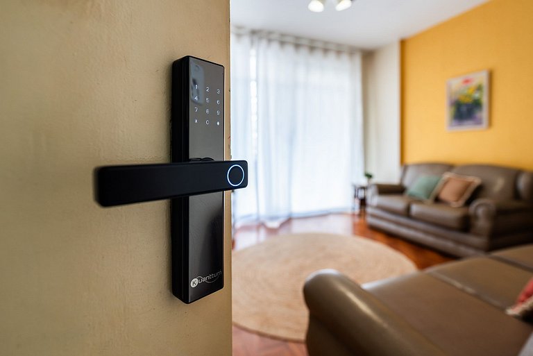 Vista Mar Gonzaga com Wi-Fi e Enxoval