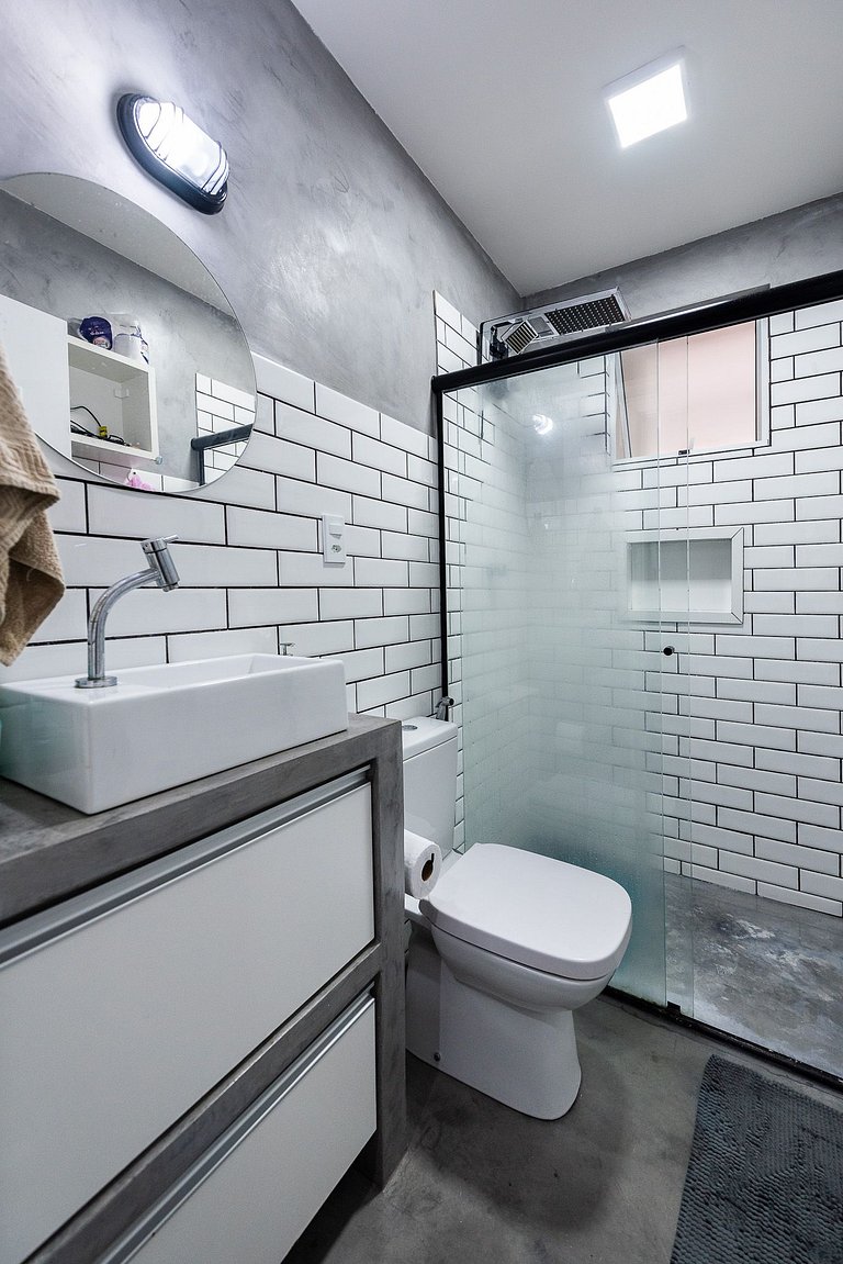 Frente Praia Embaré/Ar/Wi-Five