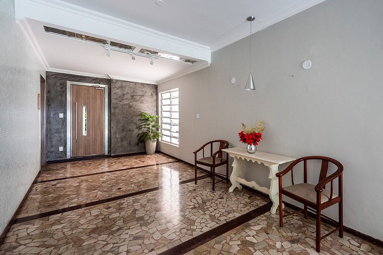 Frente Praia Embaré/Ar/Wi-Five