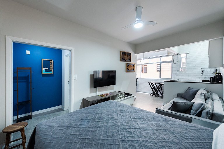 Frente Praia Embaré/Ar/Wi-Five