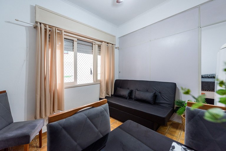 Basílica do Embaré frente a Praia