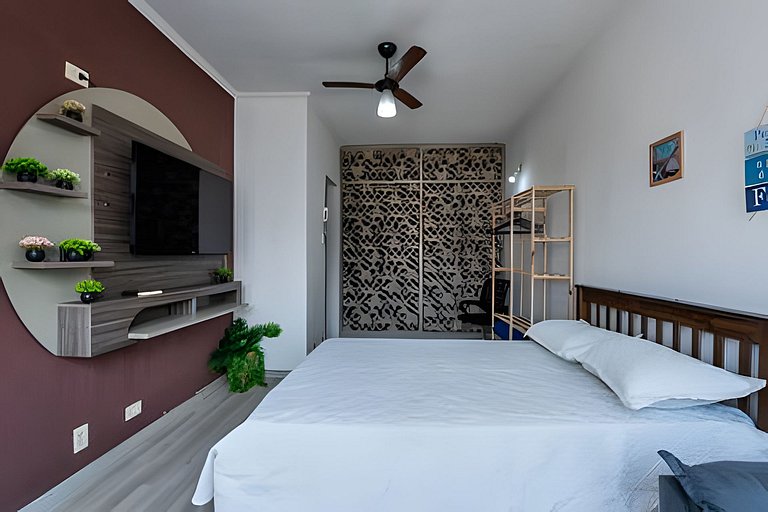 Praia do Embaré Wi-Fi | Ar condicionado