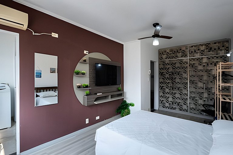 Praia do Embaré Wi-Fi | Ar condicionado