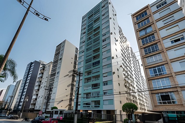 Praia do Embaré Wi-Fi | Ar condicionado