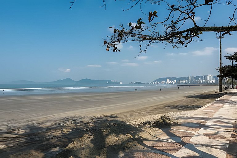 Praia do Embaré Wi-Fi | Ar condicionado