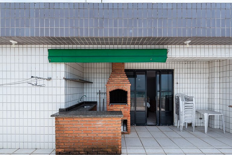 Cobertura Churras Ar e Garagem na Praia Nova Mirim