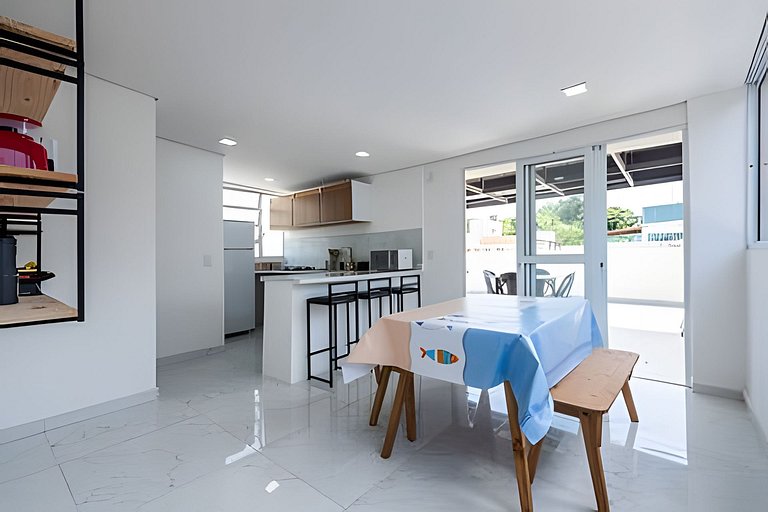 Cobertura Duplex 4 quart 2 vagas Churras Wi-Fi GEF