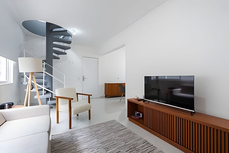 Cobertura Duplex 4 quart 2 vagas Churras Wi-Fi GEF