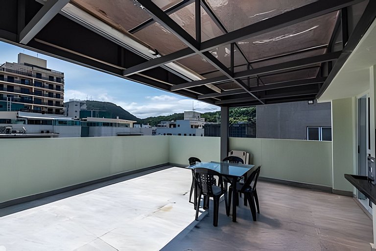 Cobertura Duplex 4 quart 2 vagas Churras Wi-Fi GEF