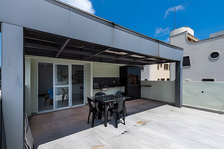 Cobertura Duplex 4 quart 2 vagas Churras Wi-Fi GEF