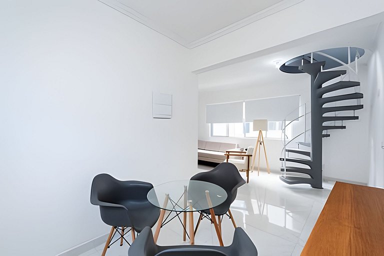 Cobertura Duplex 4 quart 2 vagas Churras Wi-Fi GEF
