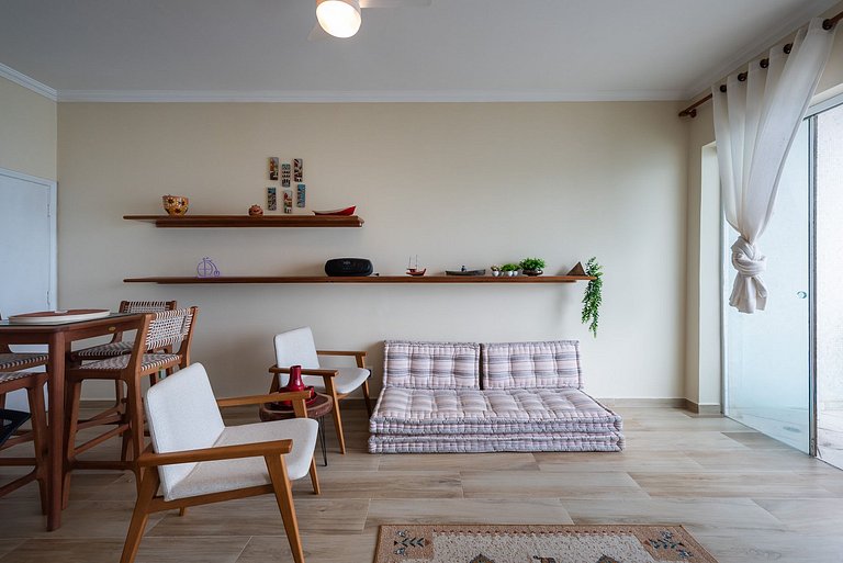 Apartamento Beira-Mar em Pitangueiras/ Guarujá GPG