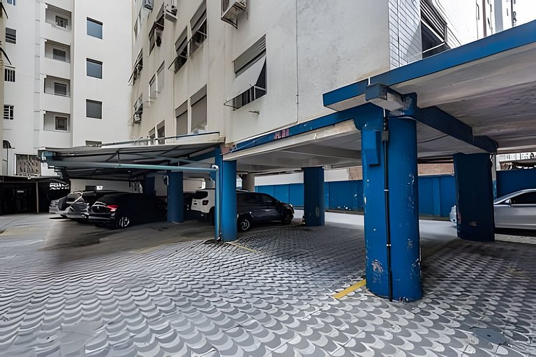 Vista Mar Garagem e Wi-Fi no Embaré SEVA