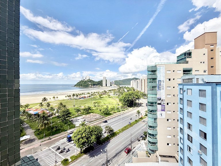 Praia do Itararé | Andar Alto | Portaria 24h SVIC