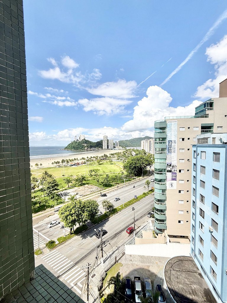 Praia do Itararé | Andar Alto | Portaria 24h SVIC