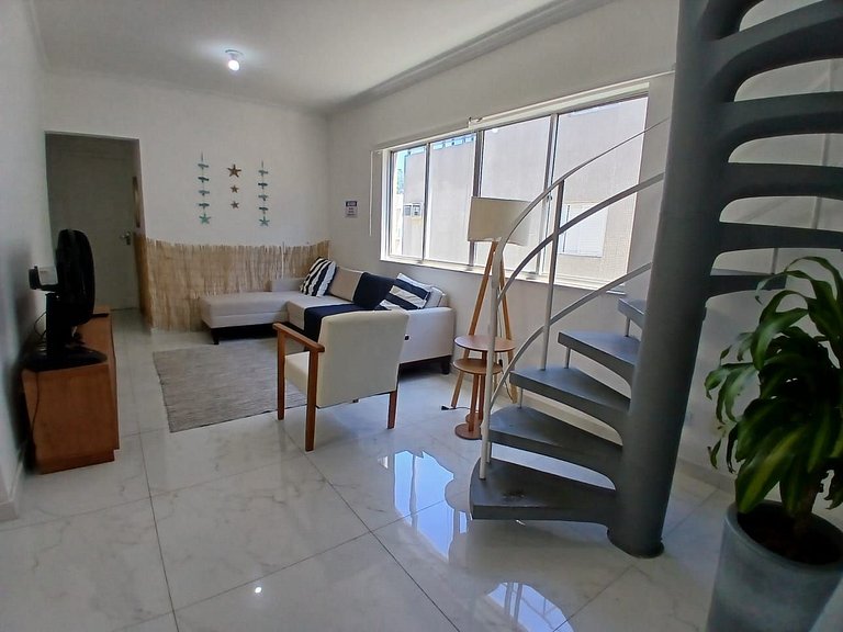 Cobertura Duplex 4 quart 2 vagas Churras Wi-Fi GEF