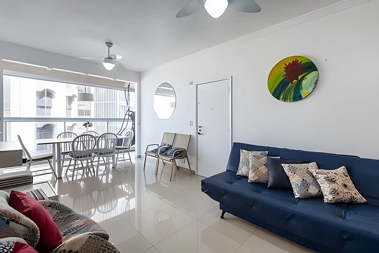 Pé na Areia de Guarujá - Wi-Fi - Garagem GAC