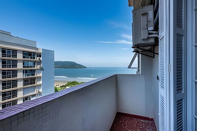 Aconchego e vista mar! Garagem, ar e wi-fi SEME