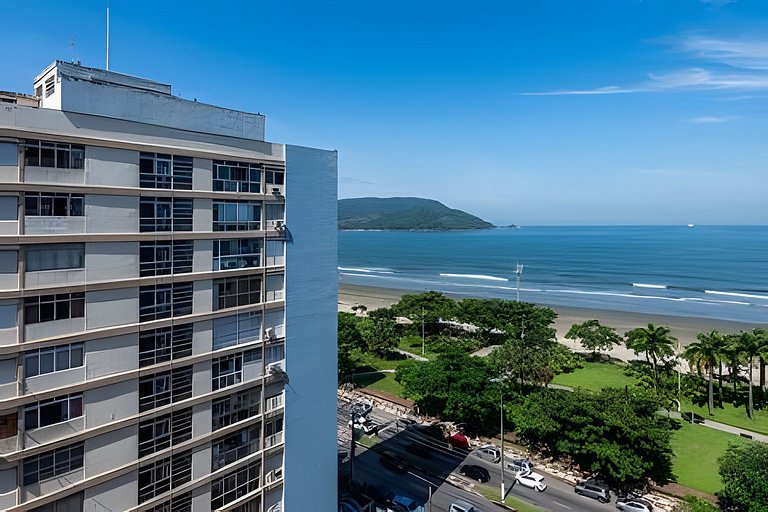 Aconchego e vista mar! Garagem, ar e wi-fi SEME