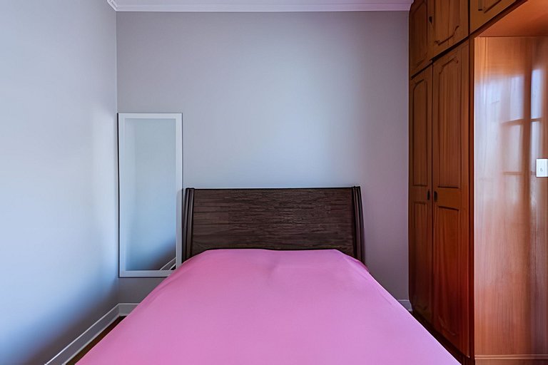 Aconchego e vista mar! Garagem, ar e wi-fi SEME