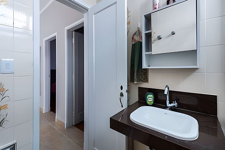 Aconchego e vista mar! Garagem, ar e wi-fi SEME