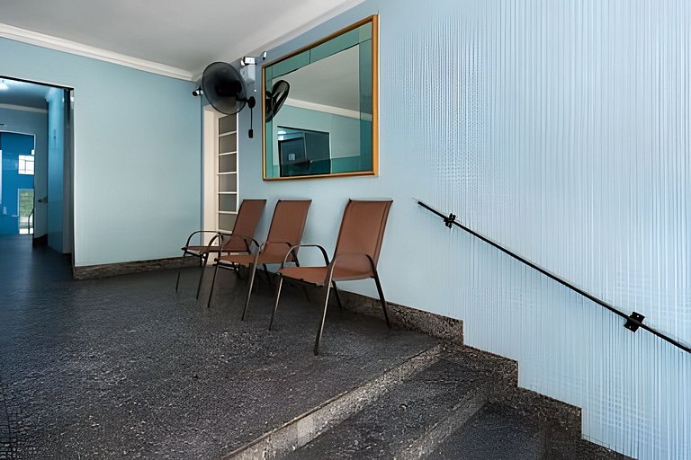 Aconchego e vista mar! Garagem, ar e wi-fi SEME