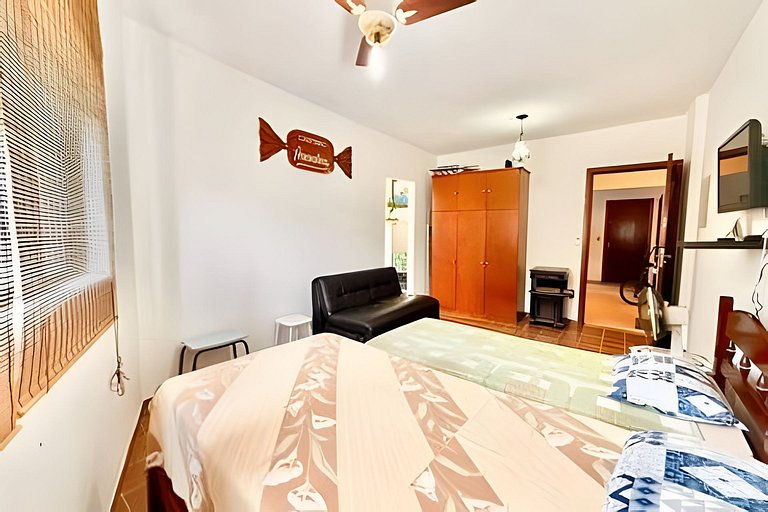 Acolhedor com Garagem a 200 m da Praia PGSM