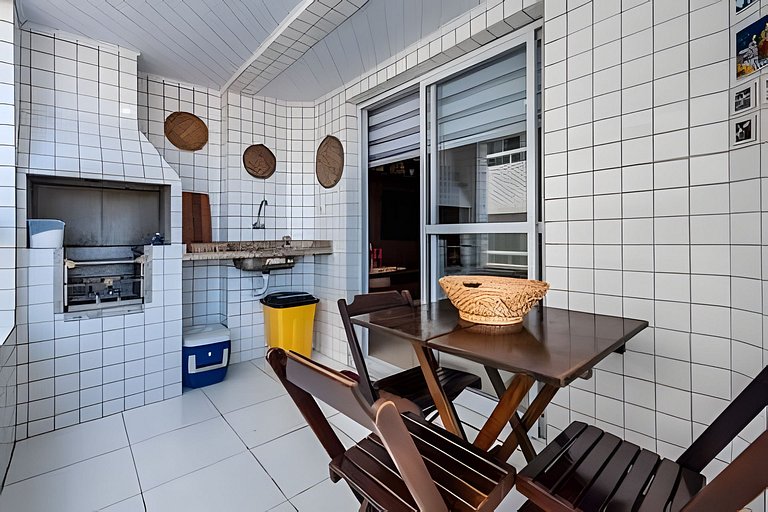 Praia/Garagem/WI-Fi/Churrasqueira PGGR