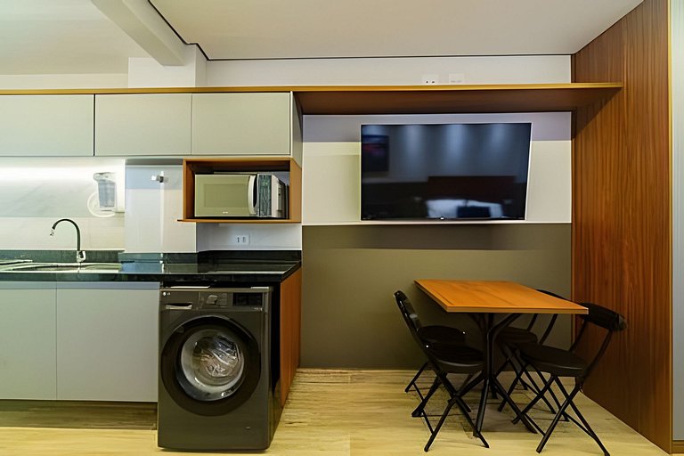 Praia Gonzaga Garagem Wi-Fi Ar condicionado SGAN