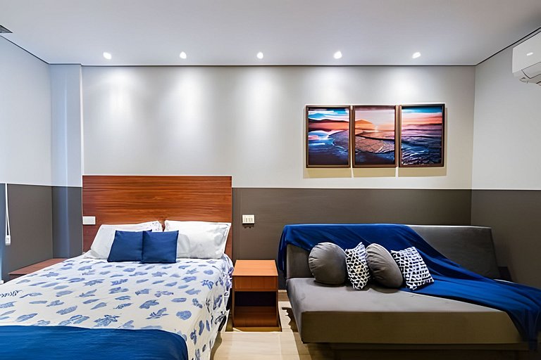 Praia Gonzaga Garagem Wi-Fi Ar condicionado SGAN