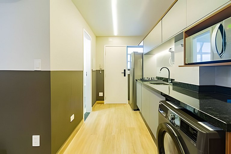 Praia Gonzaga Garagem Wi-Fi Ar condicionado SGAN