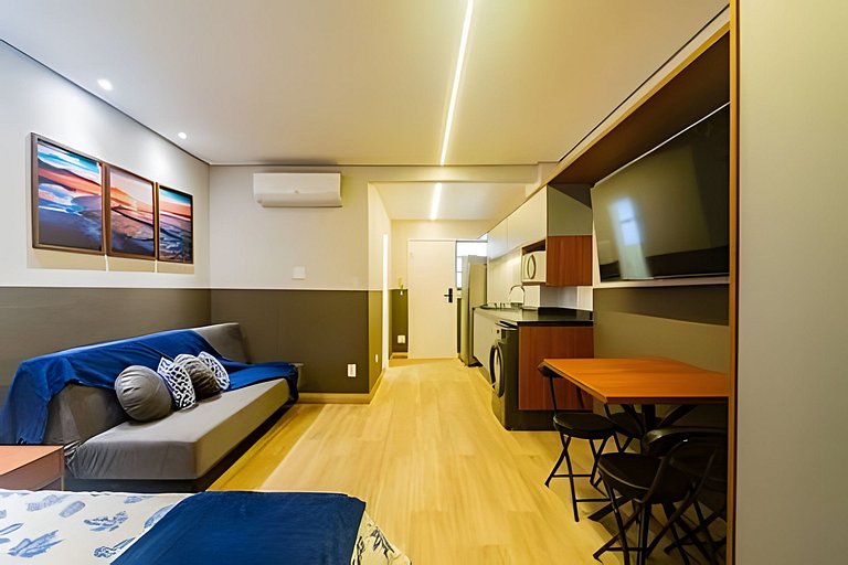 Praia Gonzaga Garagem Wi-Fi Ar condicionado SGAN