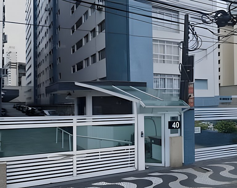 Praia Gonzaga Garagem Wi-Fi Ar condicionado SGAN