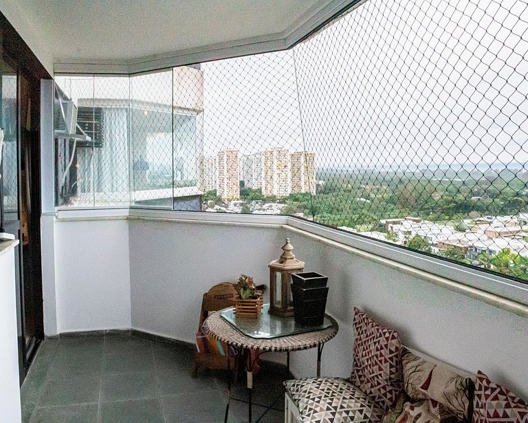 Vista Mar com Lazer na Barra RJBP