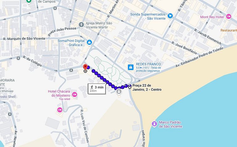 A 3min da praia vista para montanha ar condic SVCD